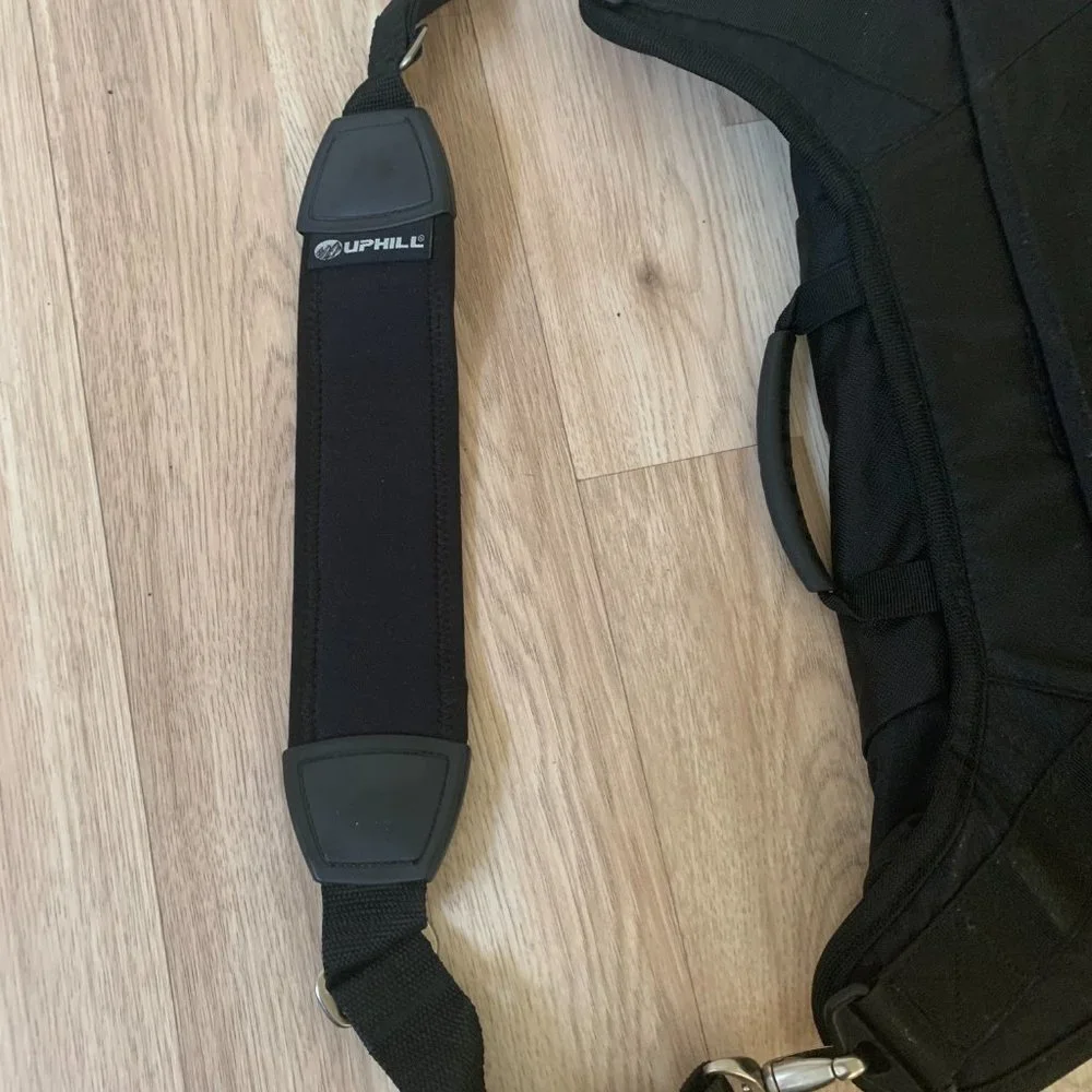 Uphill Black Laptop Bag